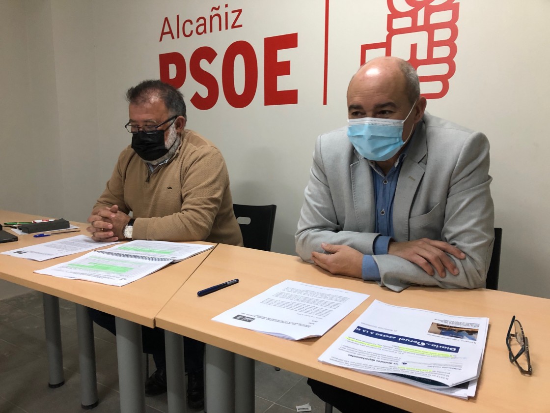 El diputado Herminio Sancho (PSOE), desde Alcañiz: