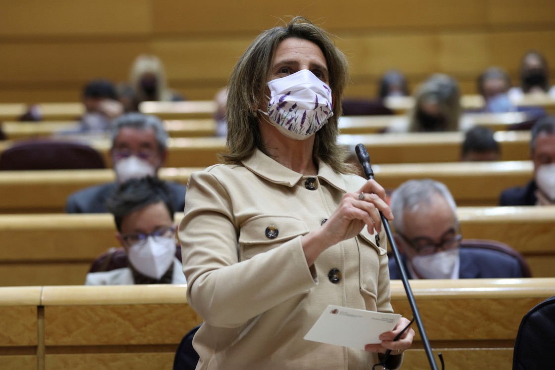 La ministra Teresa Ribera reitera en el Senado que la transición justa de Andorra será 