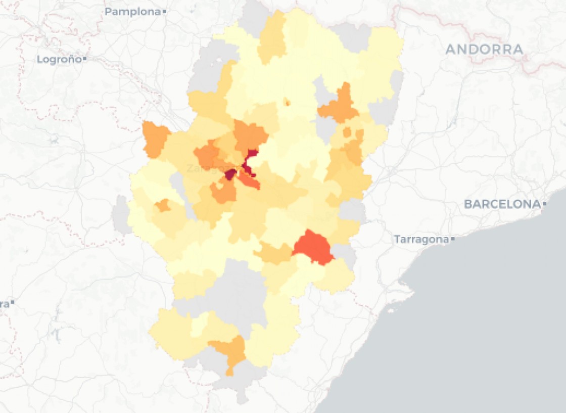 La provincia de Teruel notifica 74 contagios, 54 menos que hace una semana