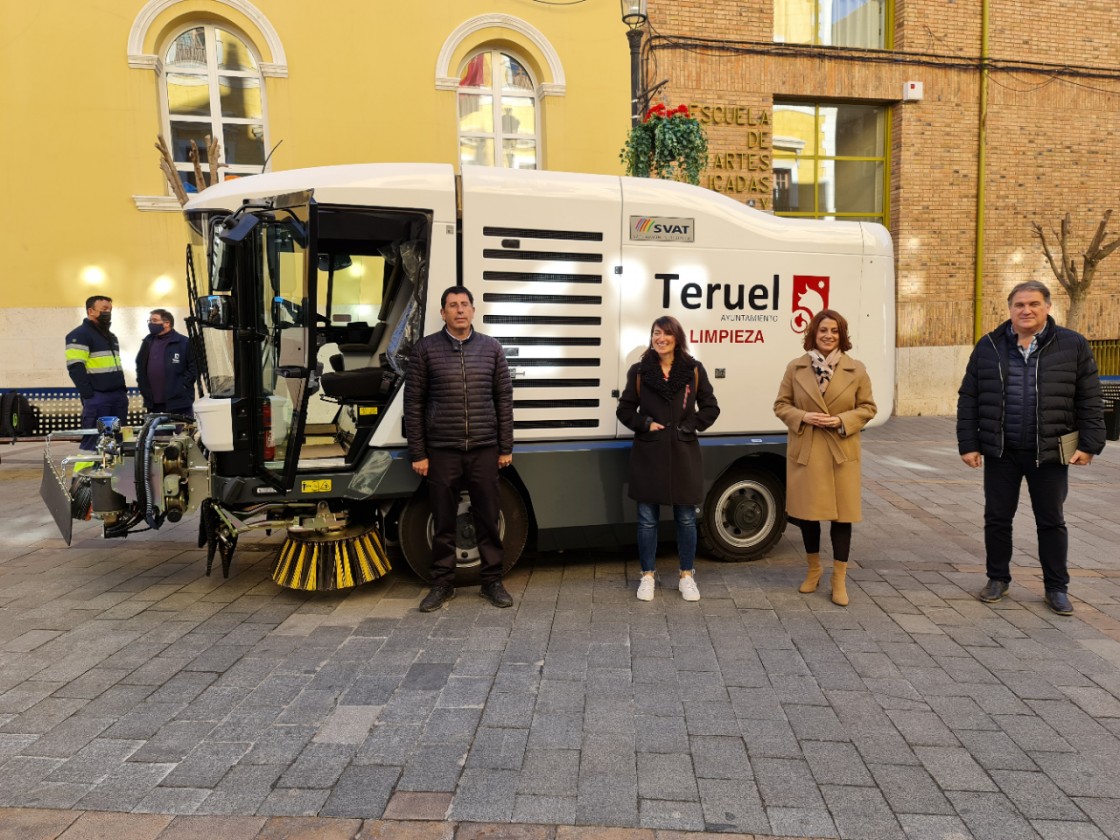 El Ayuntamiento de Teruel pone en servicio una barredora de última generación