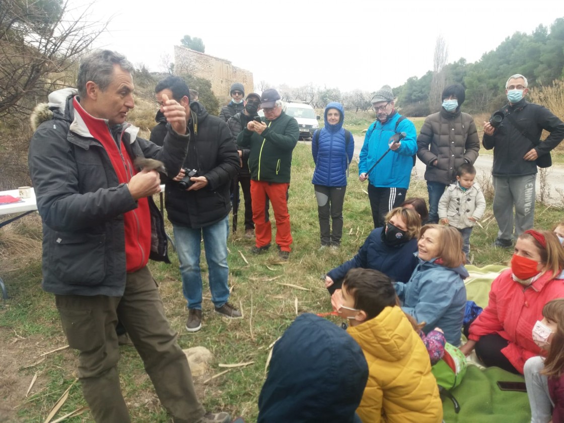 Más de 30 personas participan en un jornada de anillamiento de aves en Andorra