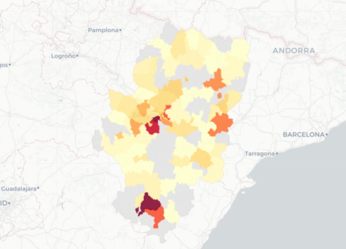 Teruel Centro, con 26 casos, el centro de salud que más contagios ha notificado junto a Valdespartera-Montecanal de Zaragoza