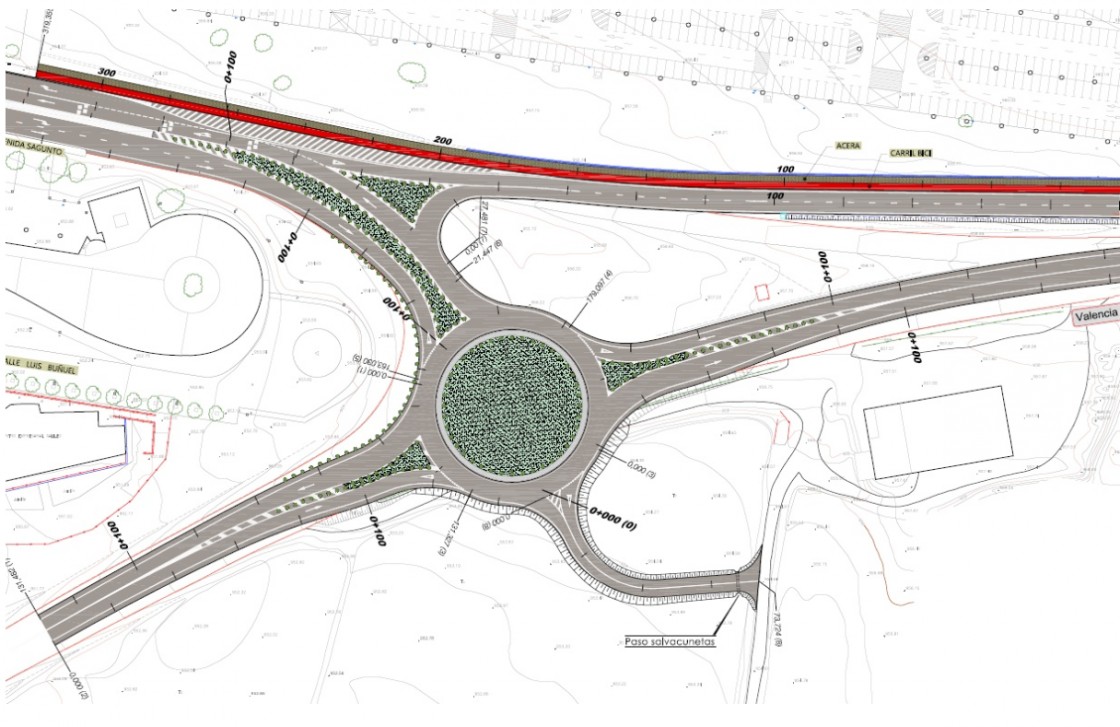 El Mitma adjudica las obras de mejora de la intersección entre la N-234 y el acceso a Teruel por La Fuenfresca