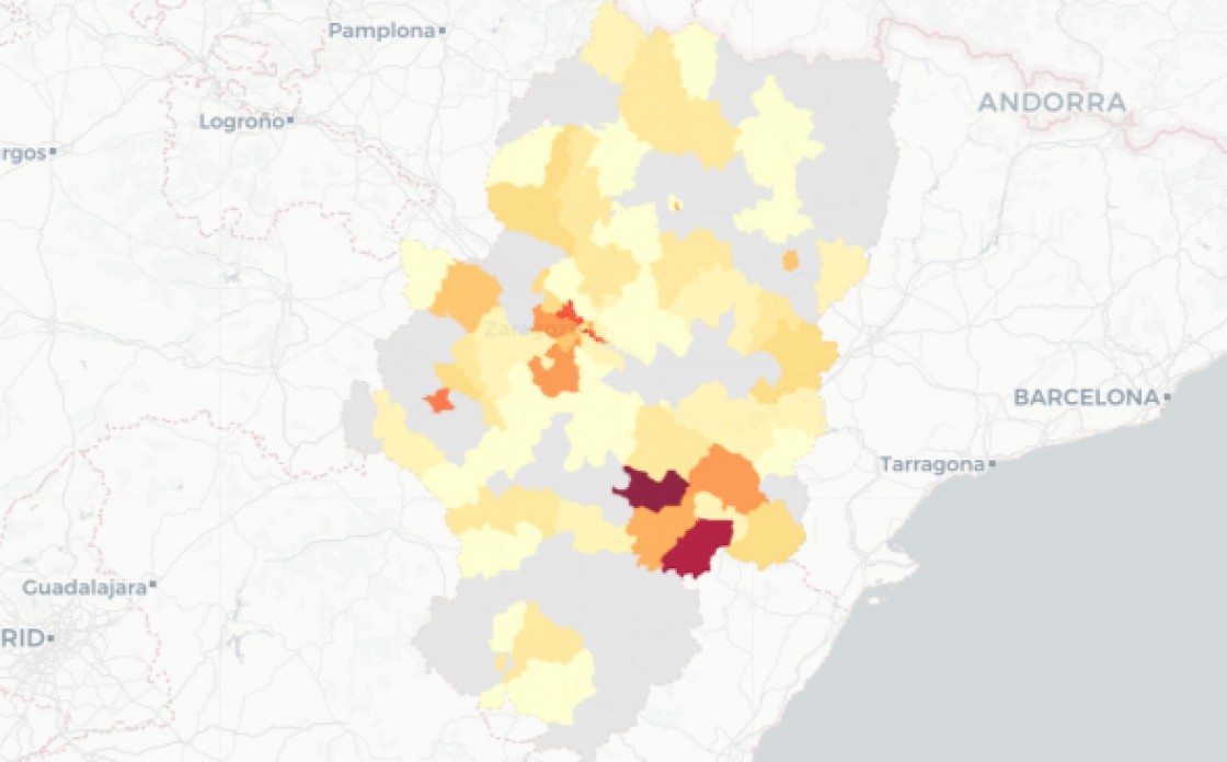 La provincia de Teruel notifica 59 casos de covid, 34 más que hace una semana