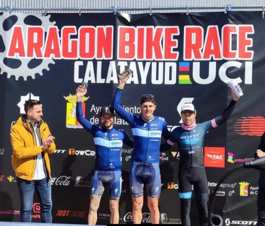 El bajoaragonés Jorge Lamiel acaba en el puesto 14 la Aragón Bike Race