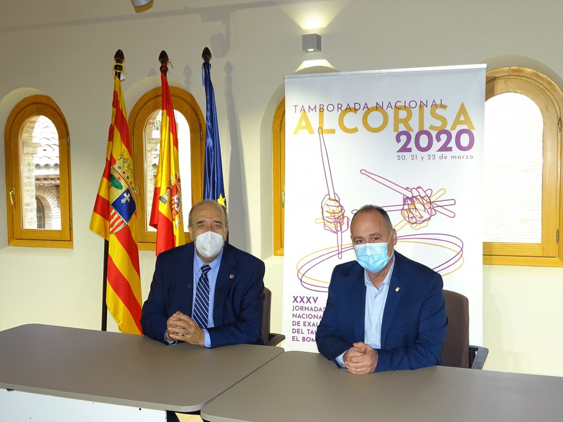 La Diputación de Teruel aporta 15.000 euros para las Jornadas Nacionales del Tambor y el Bombo de Alcorisa