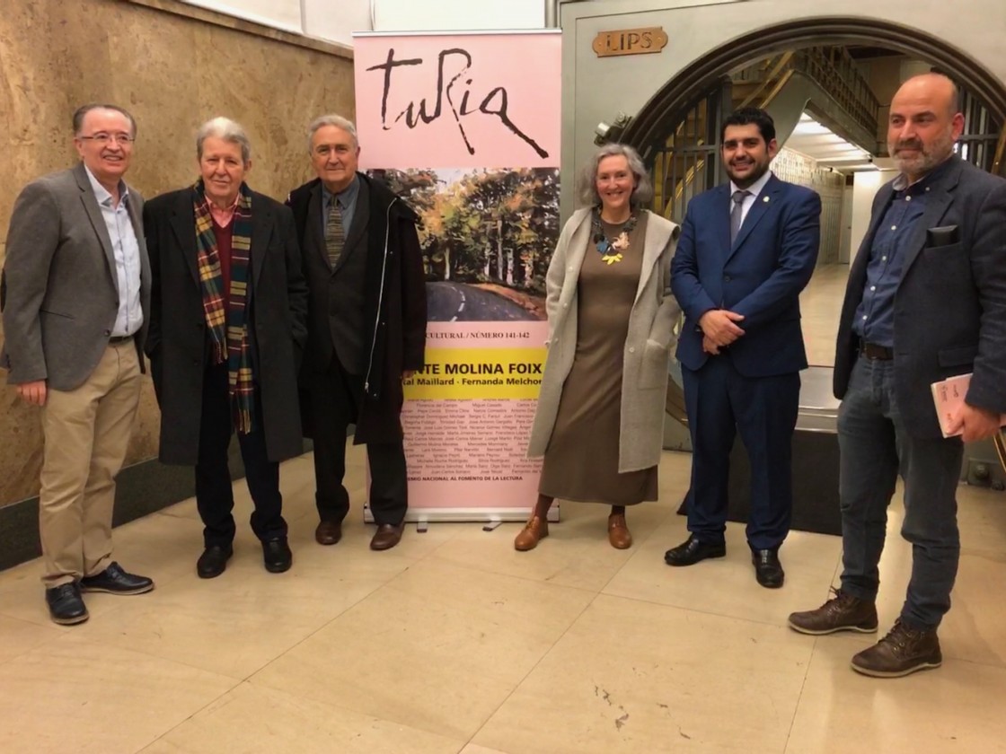 La revista Turia homenajea en Madrid a Vicente Molina Foix, el “escritor total”