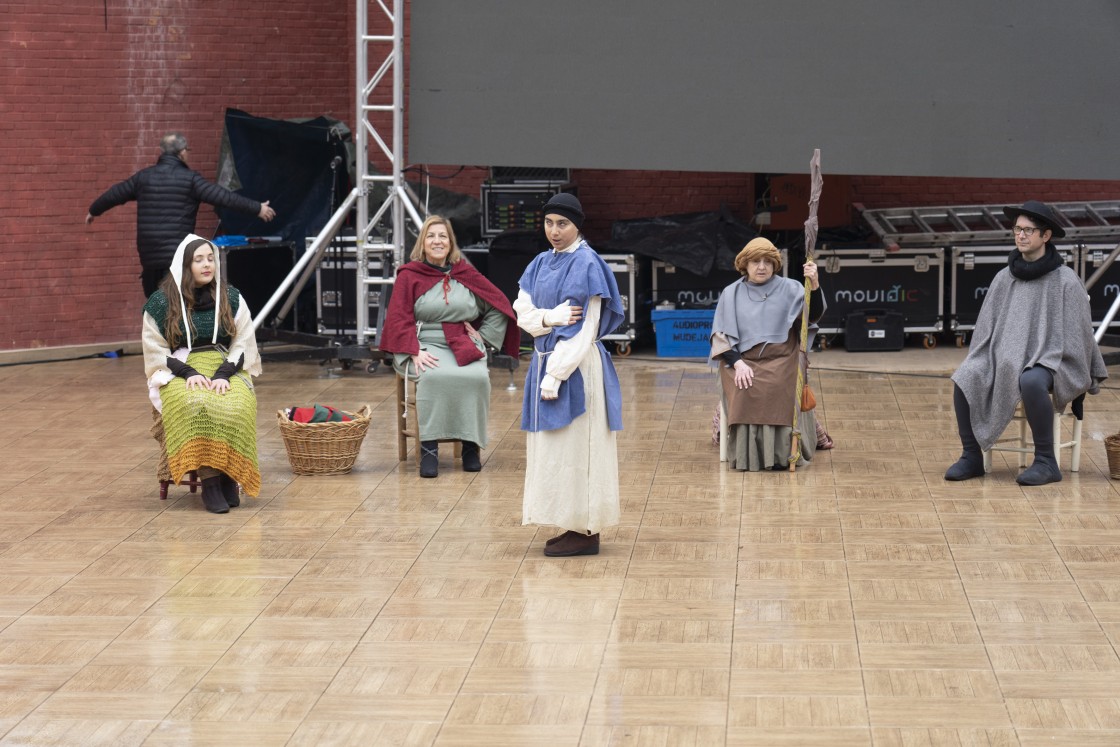 Los 'Romances de ciego' se escenifican en Las Bodas con actores invidentes gracias a TeatrOnce