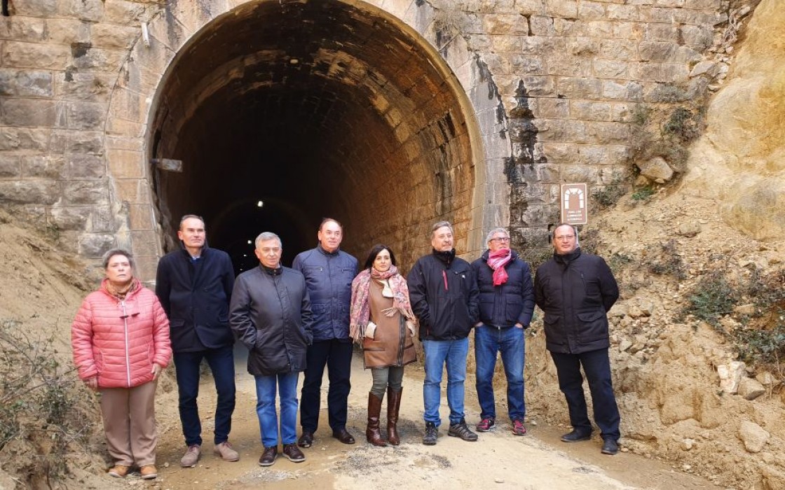 El Gobierno de Aragón contempla 2 millones para mejorar la Vía Verde de Ojos Negros