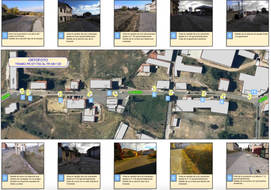 El Gobierno de Aragón saca a licitación varias carreteras, entre ellas la travesía de Orihuela