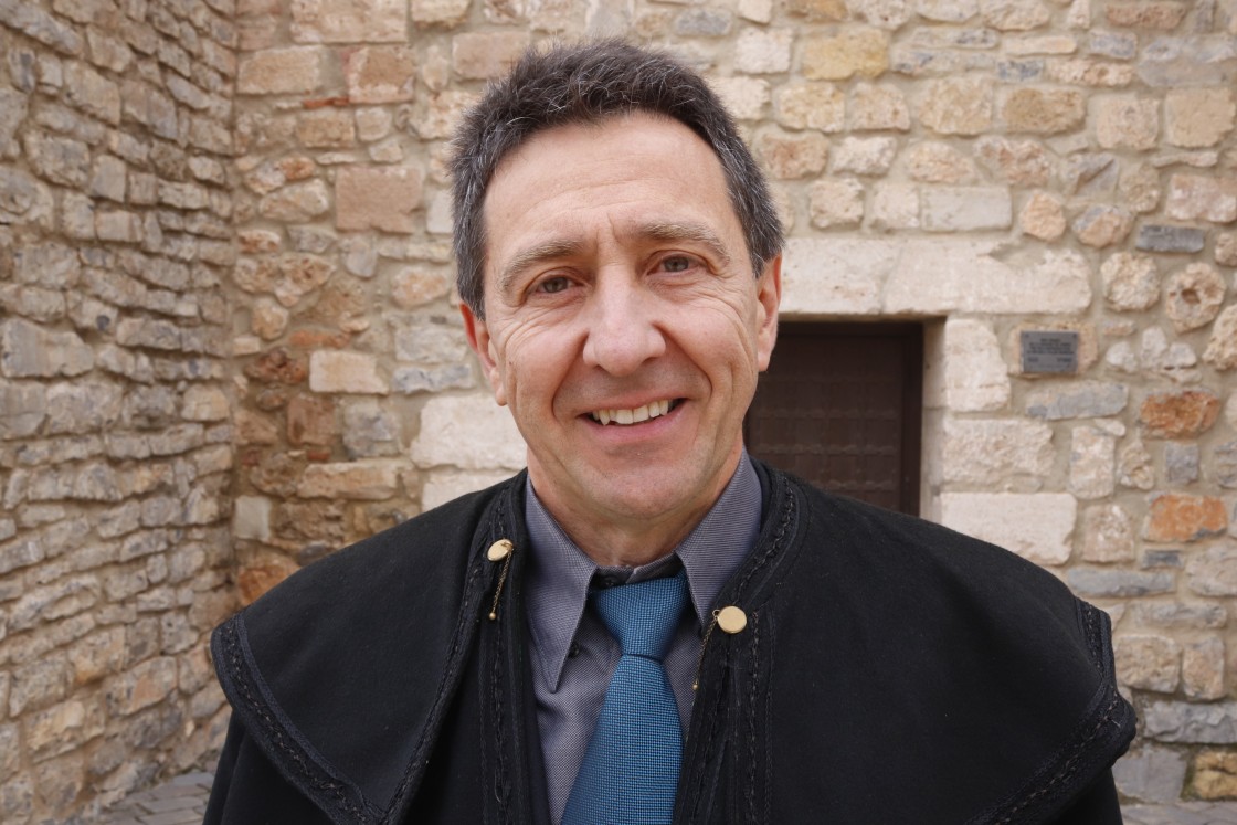 José Luis Edo, mayordomo de la cofradía de la Sangre de Cristo de Sarrión: