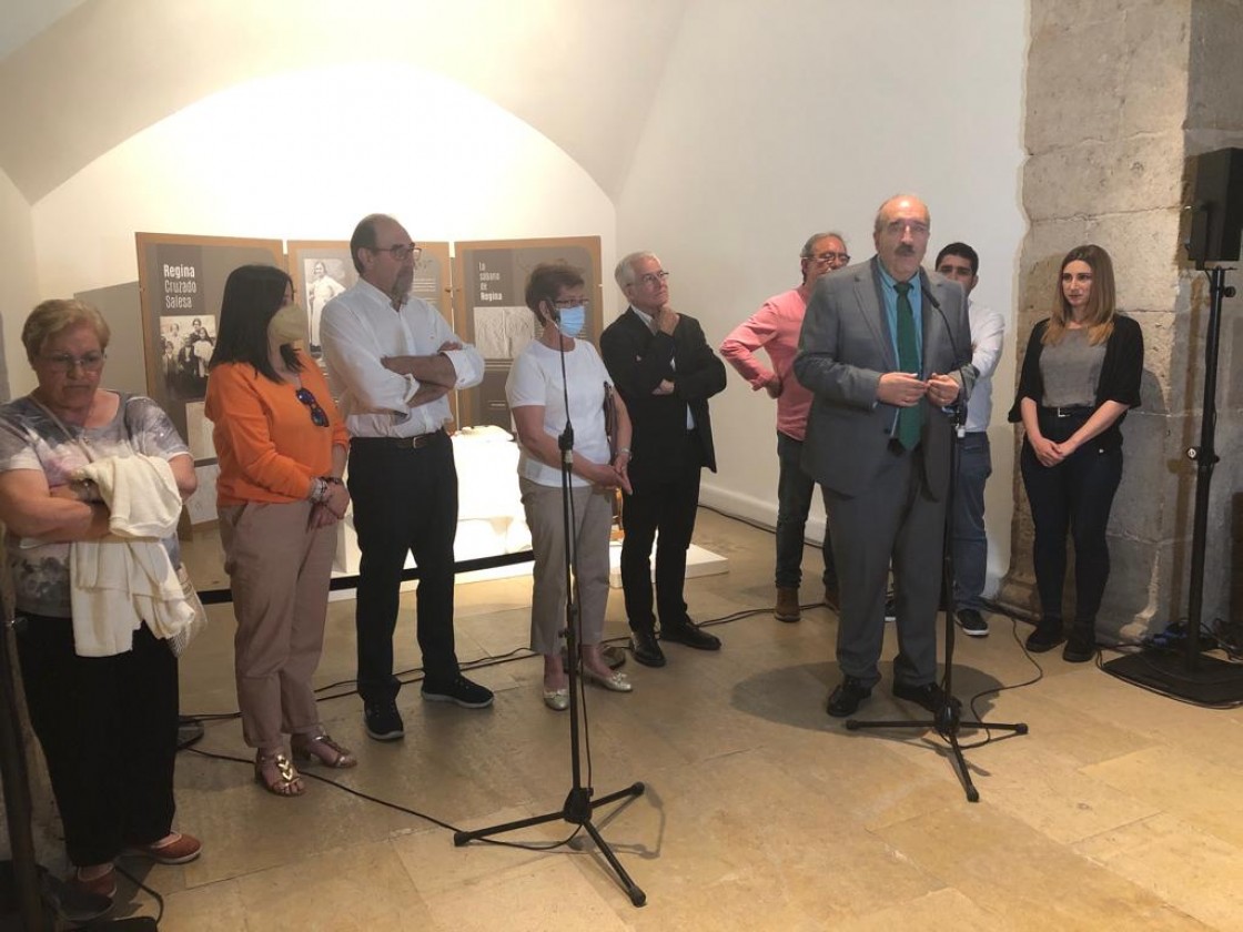 Abierta al público ‘La sábana  de Regina’ en el Museo de Teruel