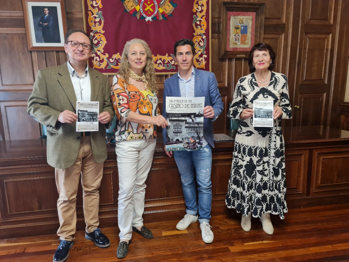 El centenario del Casino de Teruel será celebrado con una recreación de época el 28 de mayo