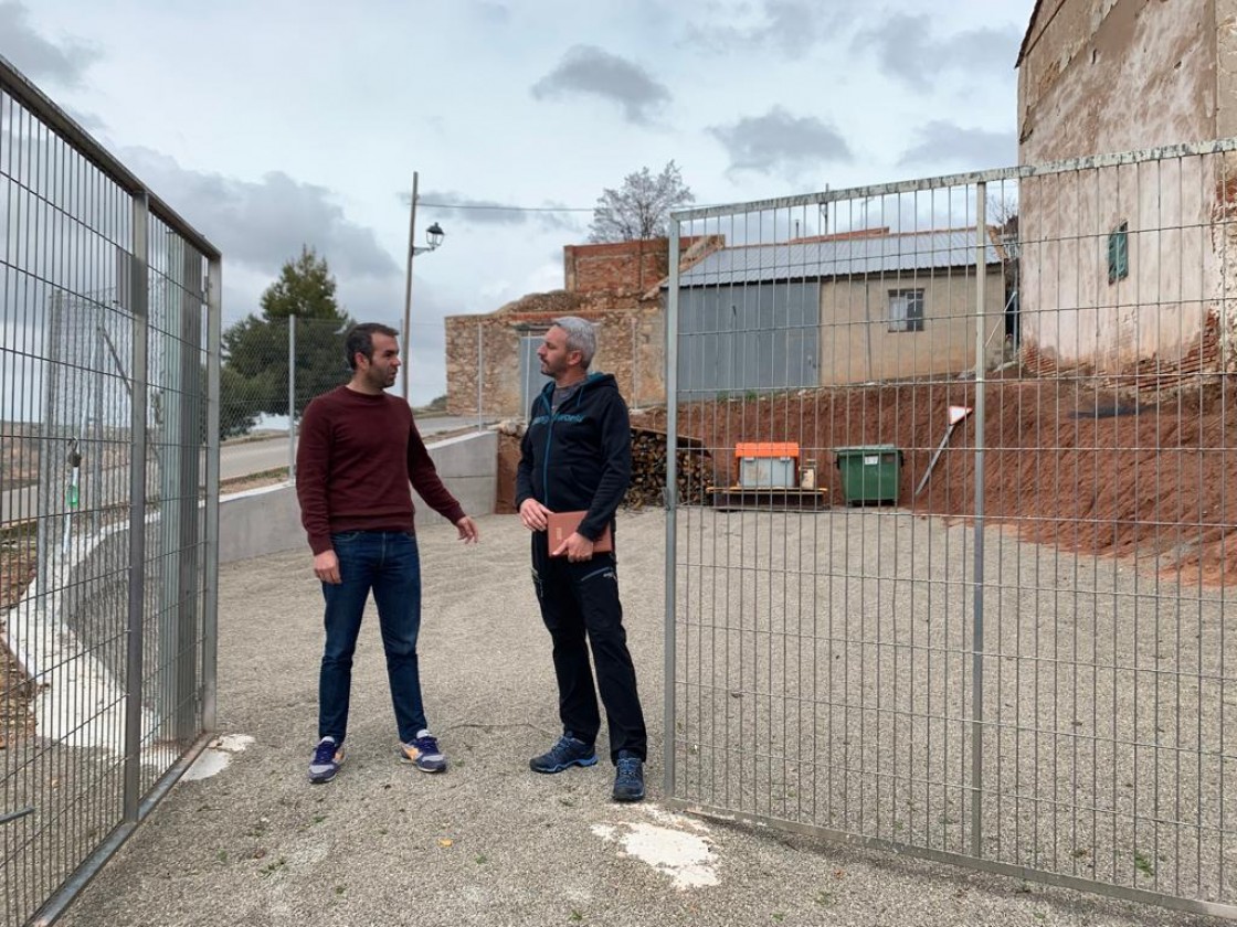 El Ayuntamiento de Teruel acondiciona una parcela municipal para crear un almacén en Valdecebro