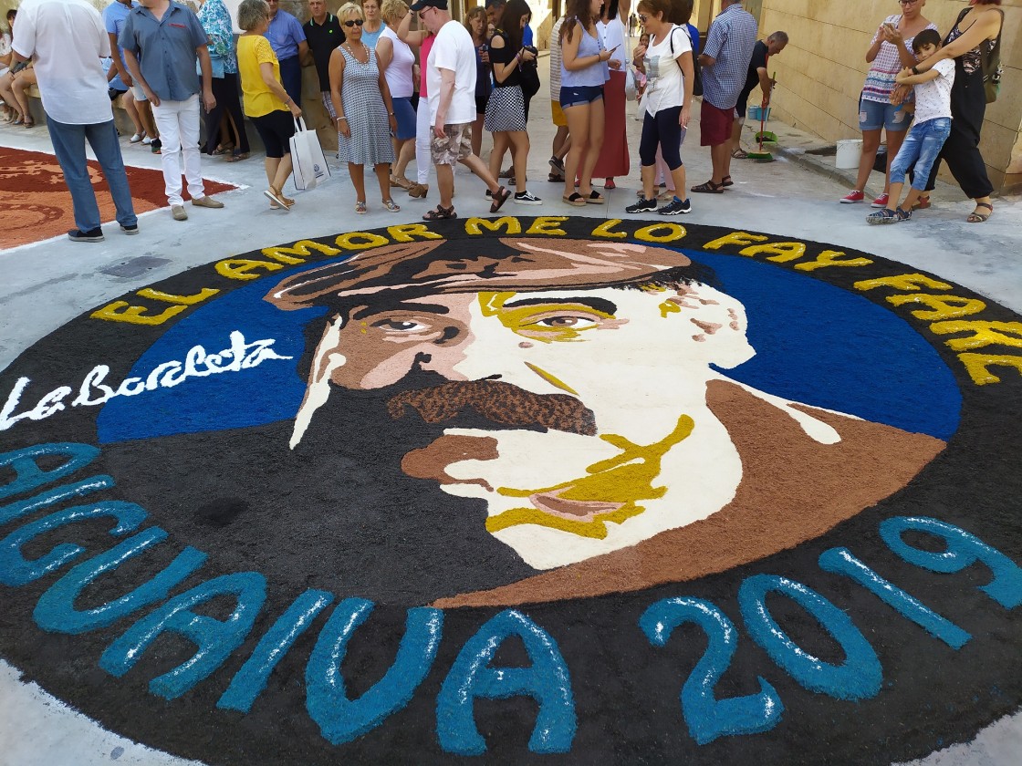 Las alfombras de Aguaviva regresarán a las calles tras los dos años de parón