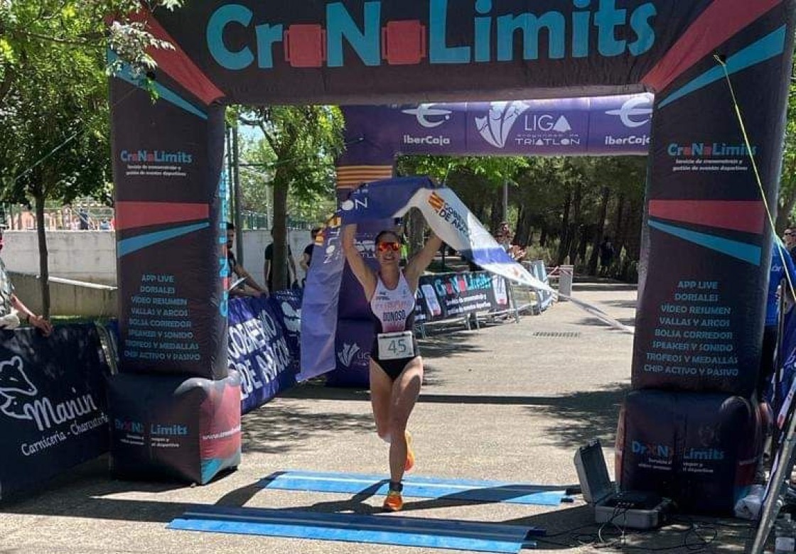 La andorrana Inés Donoso, campeona de Aragón de TriCros