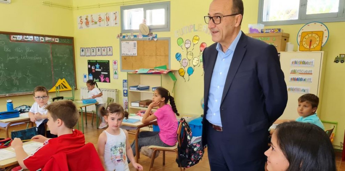 El aula de Camañas, perteneciente al CRA Teruel Uno, aumentará su alumnado el próximo curso