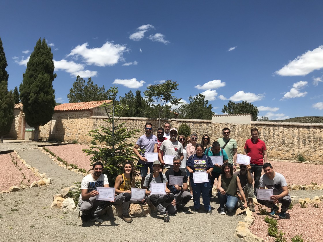 Gea de Albarracín clausura el taller de empleo de trabajos forestales y de jardinería