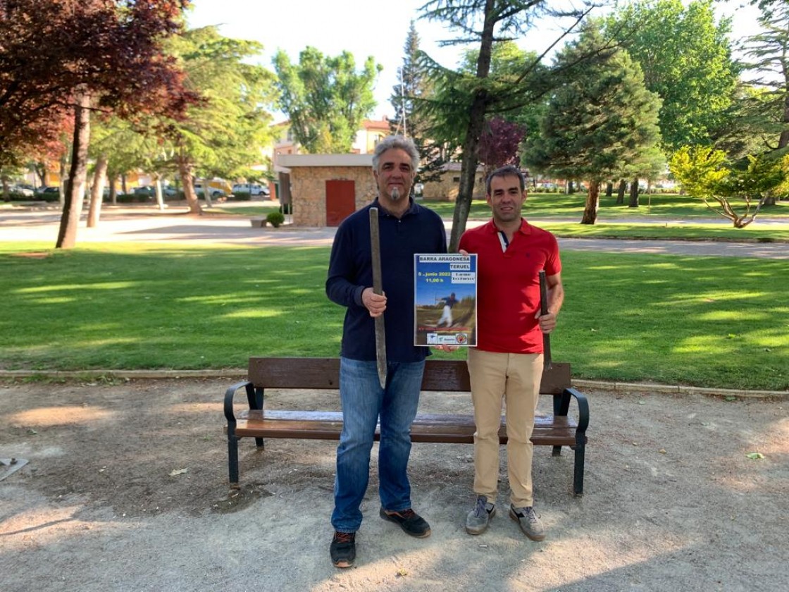 Teruel recupera este domingo su tradicional trofeo de lanzamiento de barra aragonesa