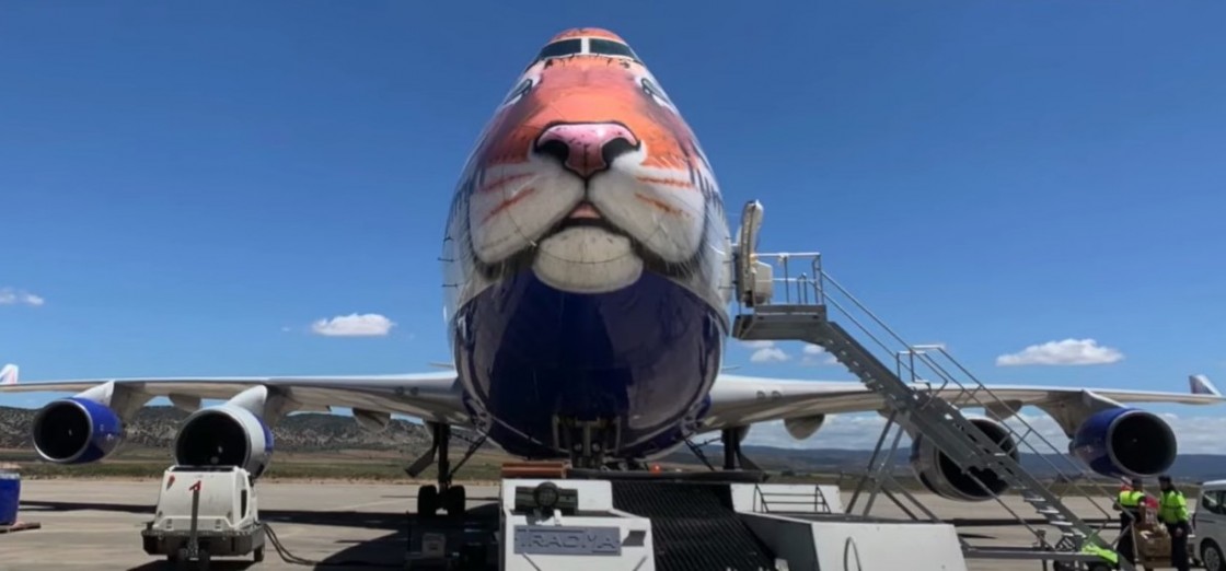 Tarmac Aragón ultima la vuelta al servicio de 7 de los 106 aviones que custodia en el Aeropuerto de Teruel