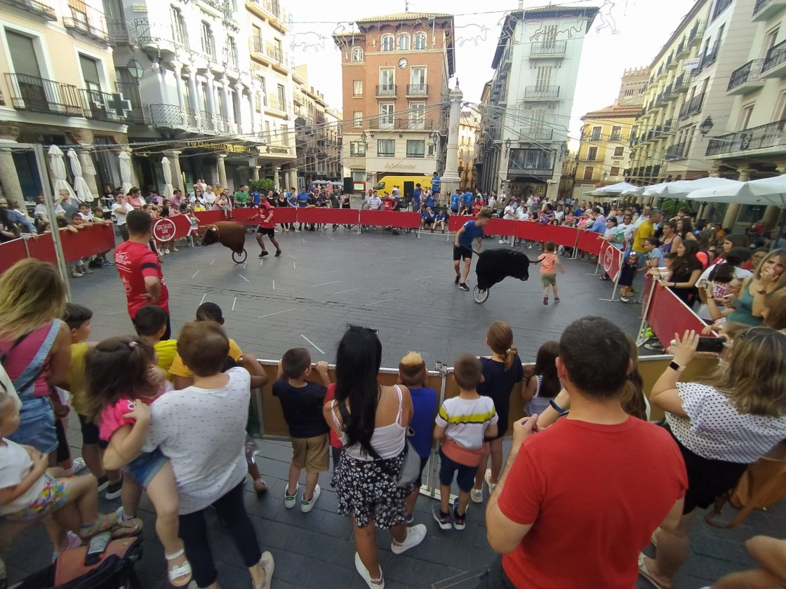 Las sogas del Congreso del Toro de Cuerda en una muestra al aire libre