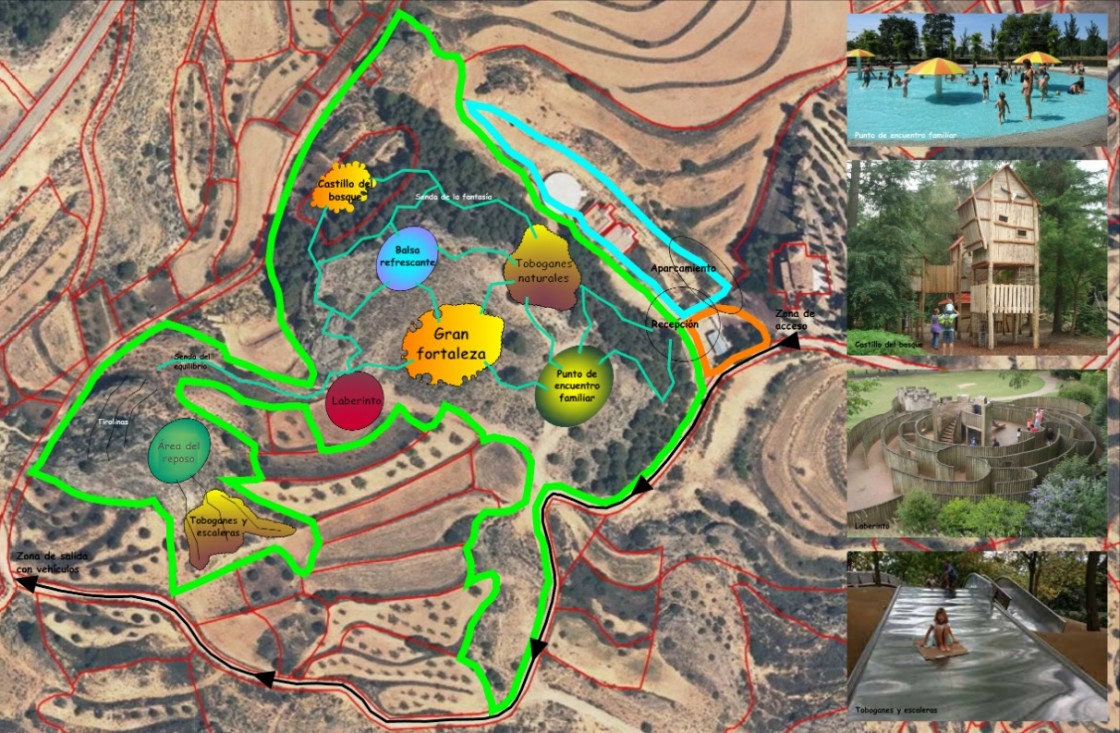 Andorra-Sierra de Arcos avanza en el circuito en la naturaleza que instalará en Alloza