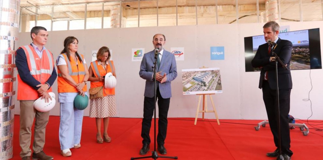 Las obras del Hospital de Alcañiz superan ya el 34% de ejecución y se mantienen en los plazos previstos