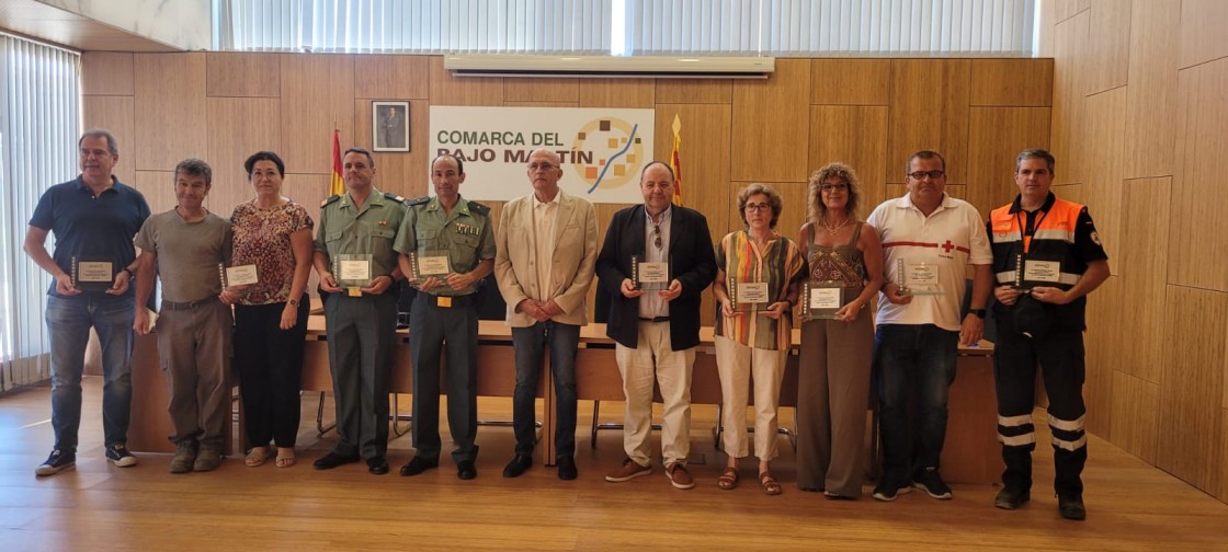 El Bajo Martín homenajea a quienes ayudaron en la pandemia