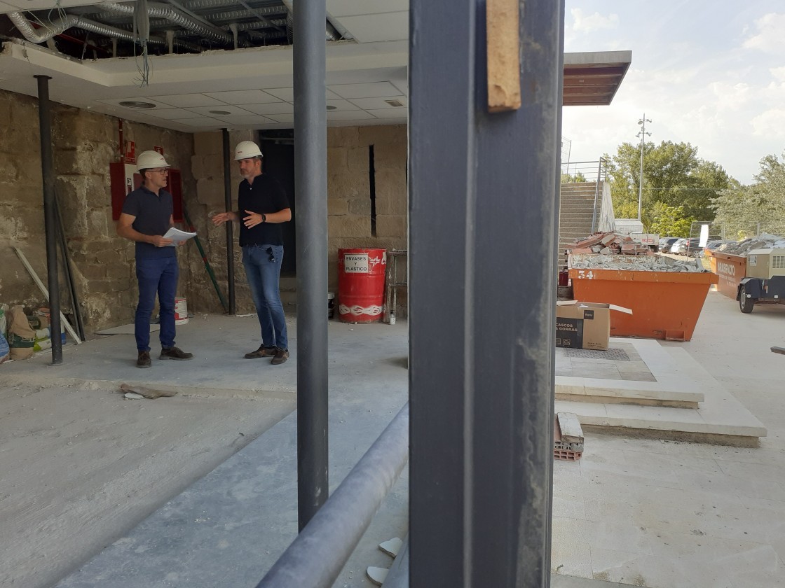 Comienzan las obras para trasladar el Aula de la Uned a los Torreones de Alcañiz