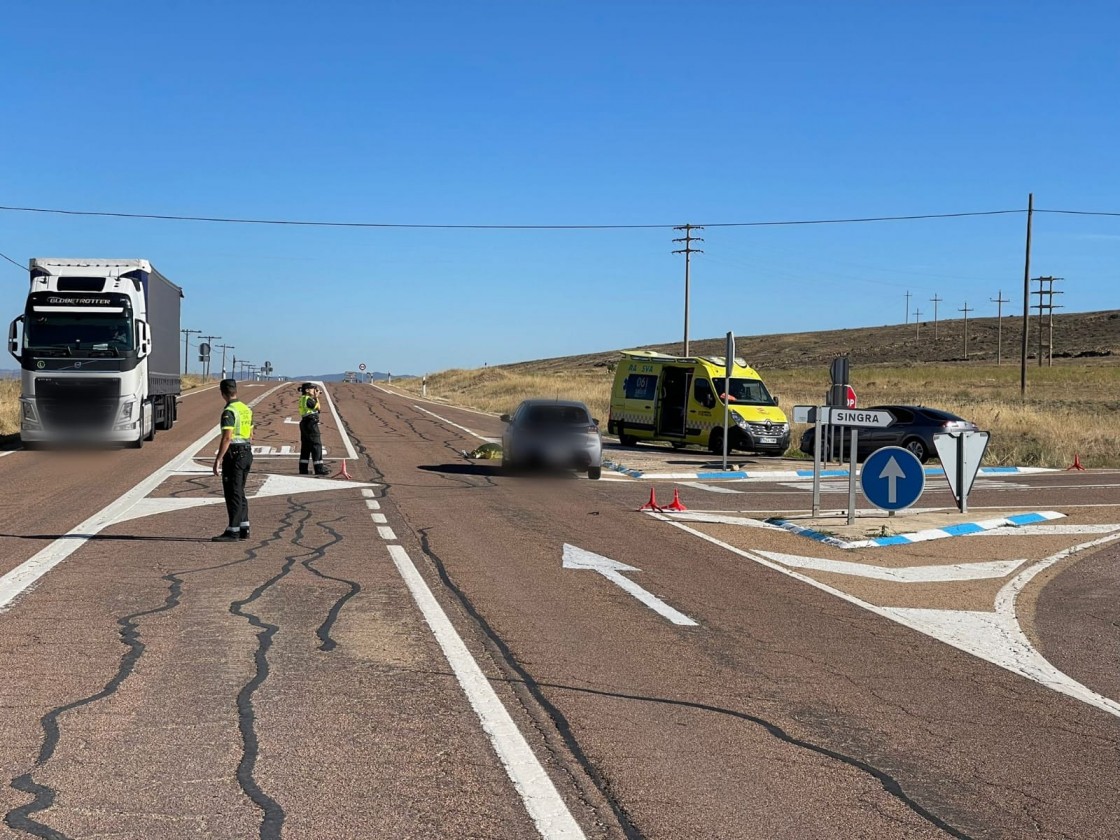 Fallece un hombre de 86 años atropellado en la N-234 a la altura de Singra