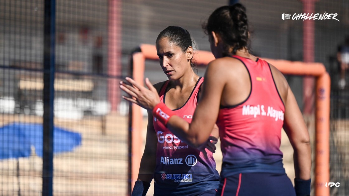 Las hermanas Alayeto disputarán la final en el WPT Bajo Aragón Challenger de Calanda