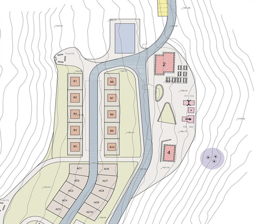 Jabaloyas avanza en la construcción de un camping de 40 plazas y 10 bungalós