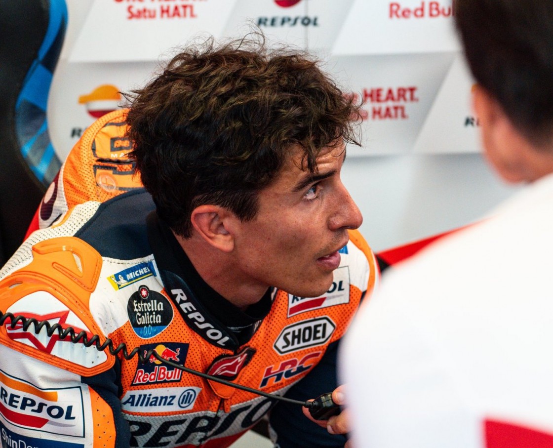 Marc Márquez volverá a correr este fin de semana en el GP de Aragón en Motorland Alcañiz