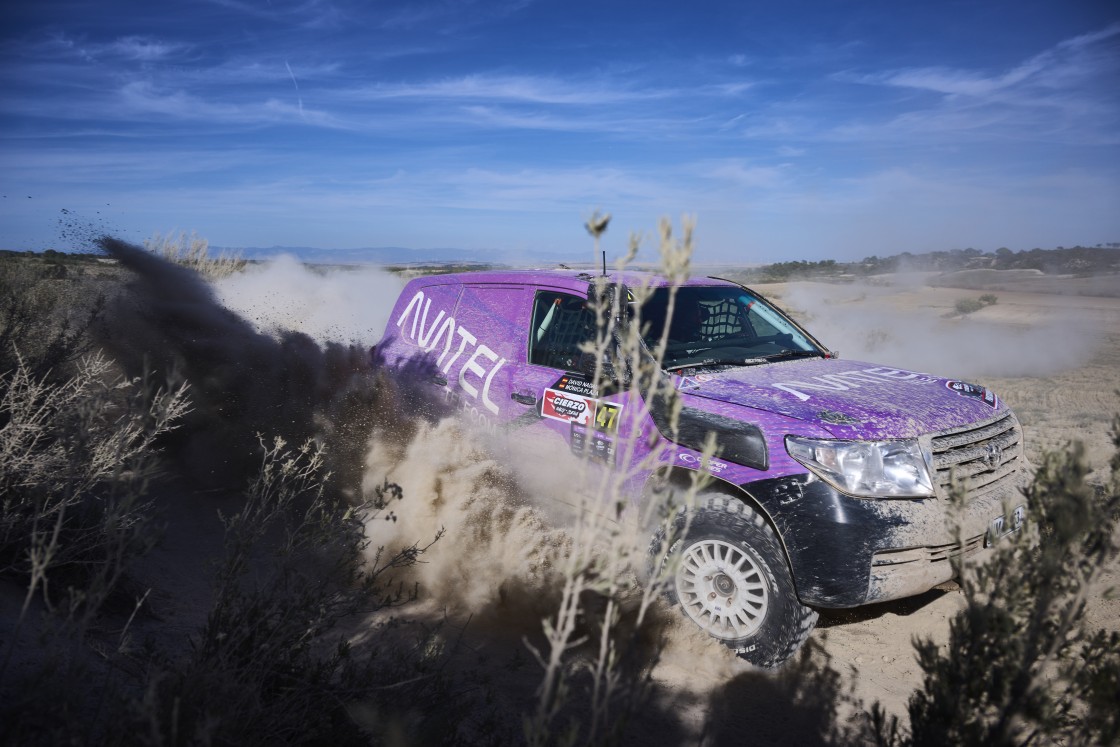 Mónica Plaza y David Nadal, segundos en el Rally Villa de Zuera