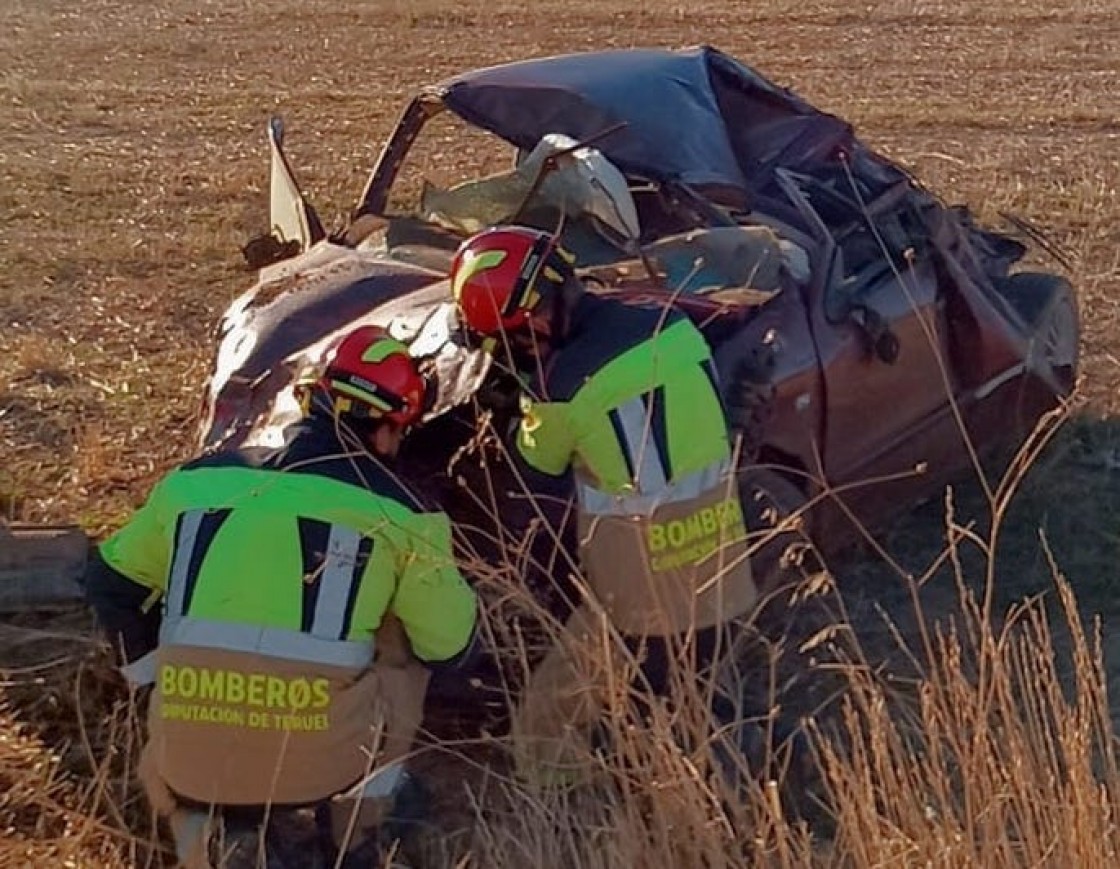 Muere un vecino de Calanda de 33 años en un accidente de tráfico en Alcorisa