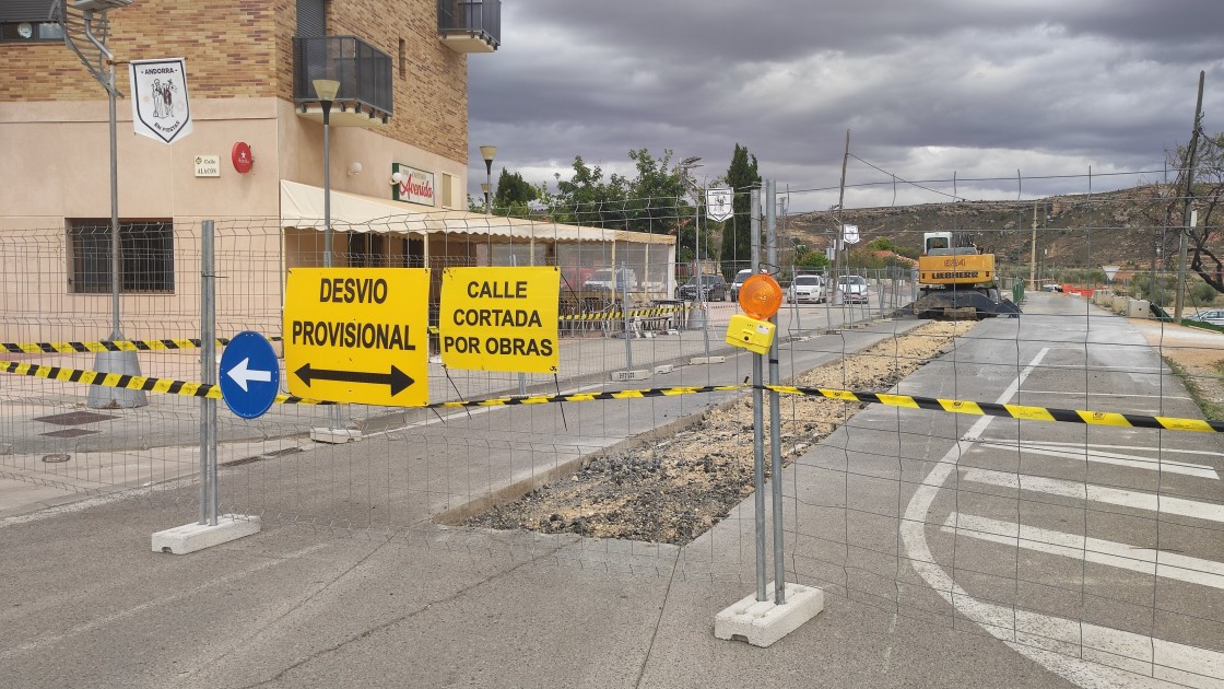 Arrancan las obras del colector de la zona de los Hortales de Andorra