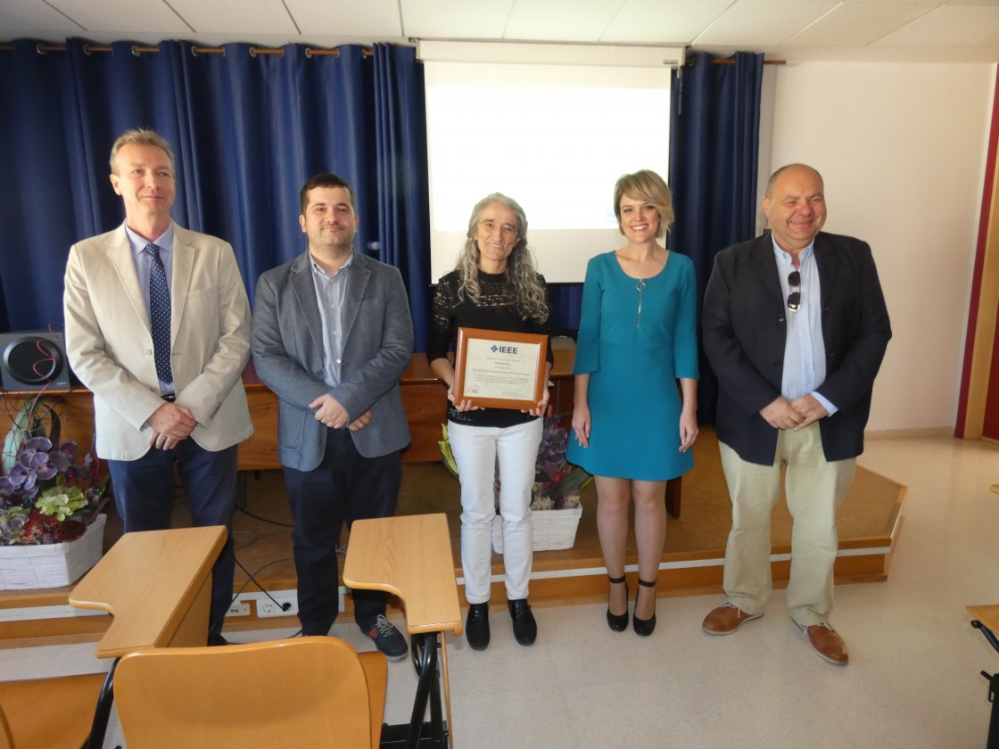 La profesora de la Politécnica Inmaculada Plaza, primera europea premiada como mujer ingeniera inspiradora