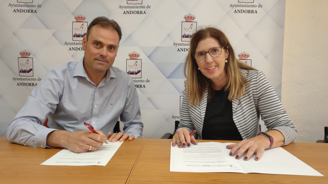 El Ayuntamiento de Andorra renueva convenios con las asociaciones sociales y culturales