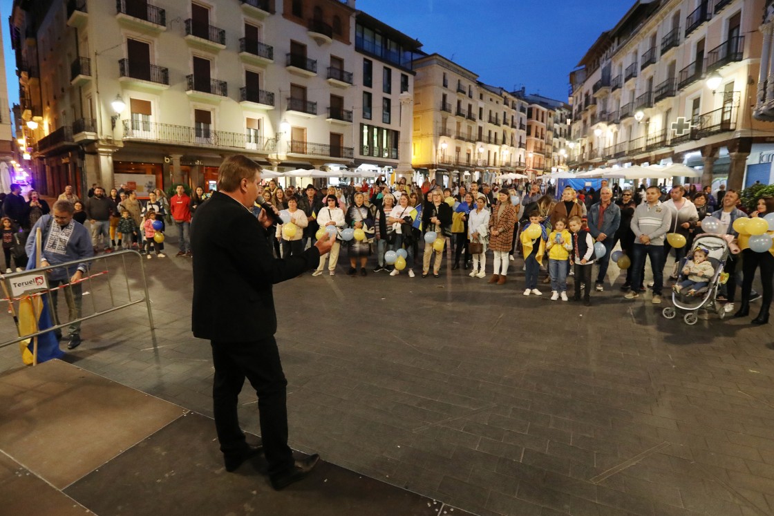 La comunidad ucraniana en Teruel no se olvida de sus compatriotas