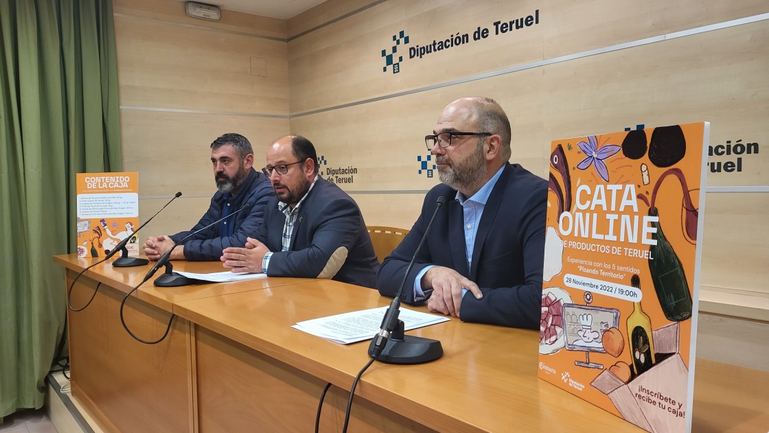 La Diputación de Teruel organiza una cata online de productos agroalimentarios para 600 personas