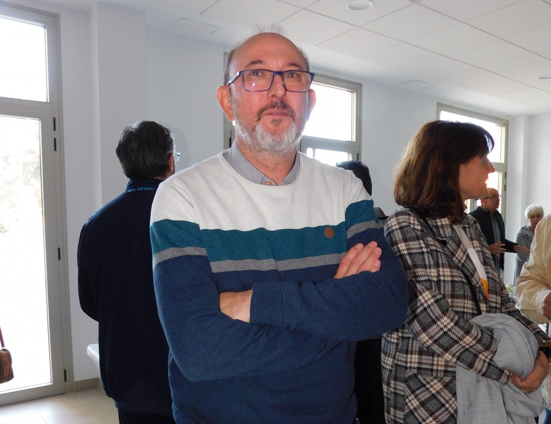 Bernardo Abad, secretario de la Asociación Cultural Abad Zapater de Cabra de Mora: