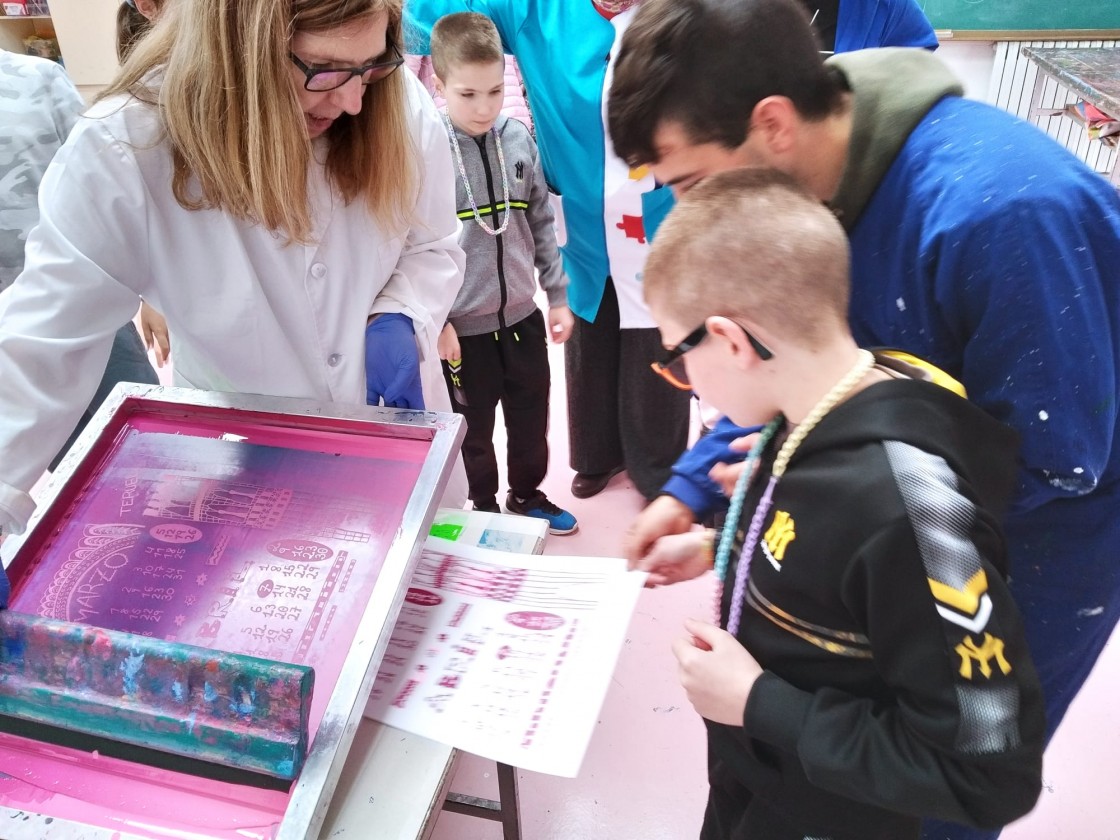 El mudéjar protagoniza el calendario del colegio de educación especial Gloria Fuertes