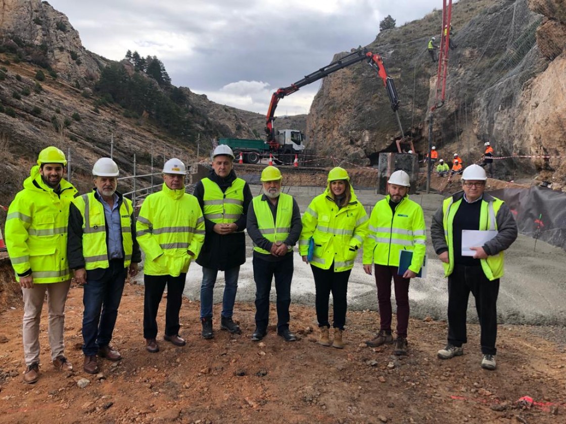 Las obras de la carretera nacional 420 en el término de Utrillas encaran su recta final