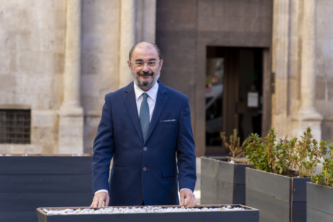 Javier Lambán, presidente de la DGA y secretario general del PSOE-Aragón: 