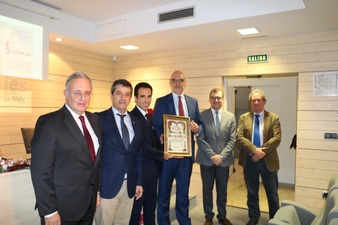 El Colegio Oficial de Ingenieros Industriales de Aragón y La Rioja distingue al Grupo Samca