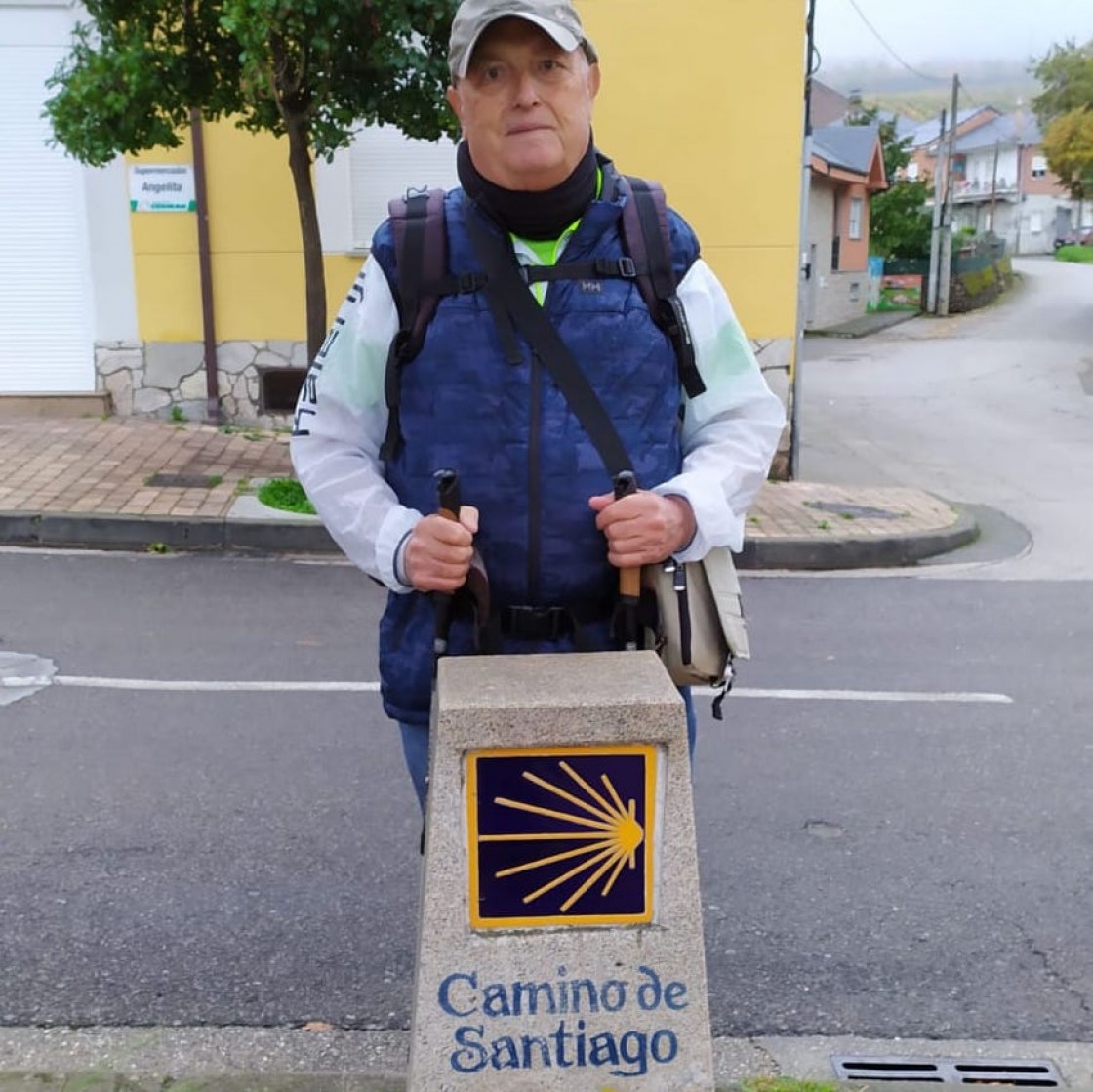 Mario Calvo, peregrino: