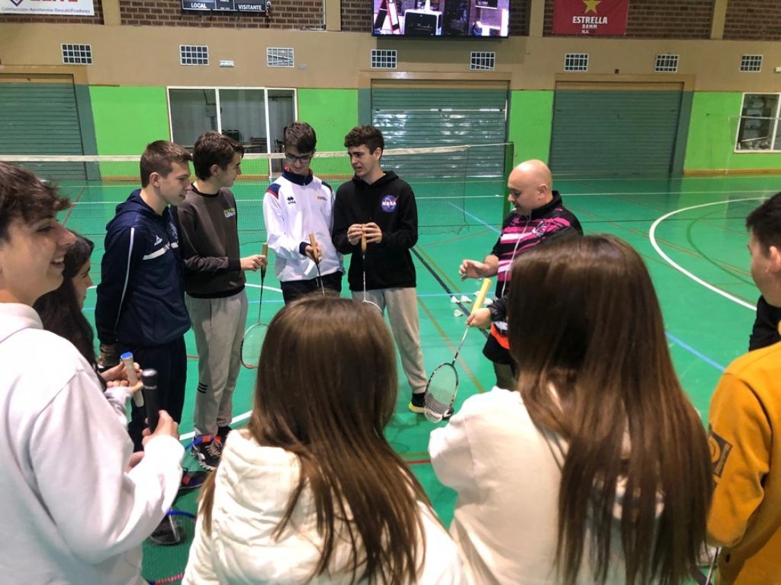 Los alumnos de  Las Viñas aprenden junto a Javier Marta