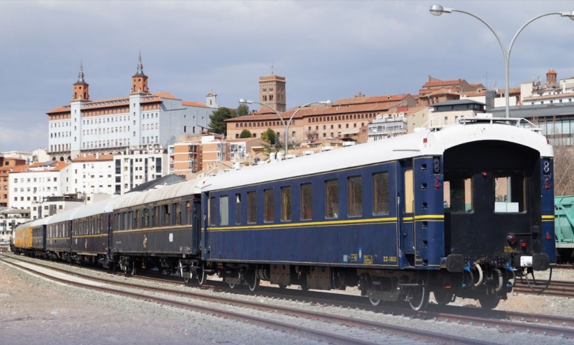 El Tren Azul volverá a circular entre Casetas y Teruel el 18 de febrero