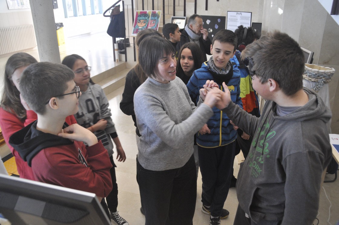 ‘Cultura Turolense Accesible’ se presenta a los estudiantes del  Francés de Aranda