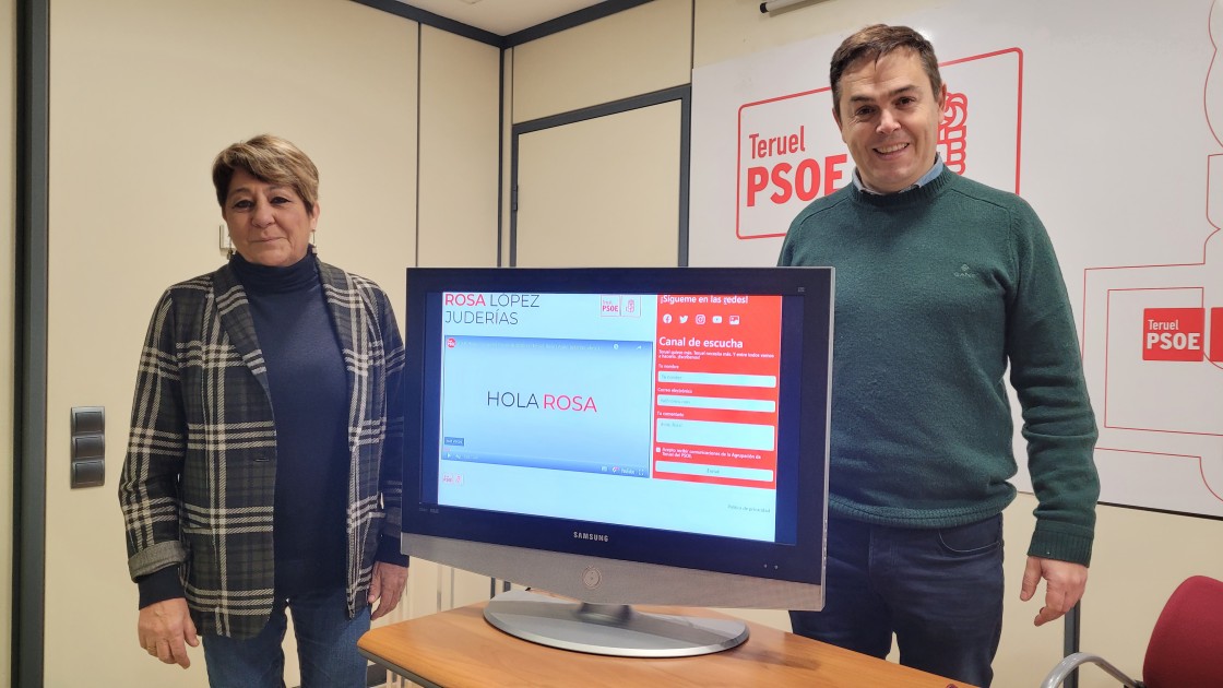 La candidata del PSOE al Ayuntamiento de Teruel abre un canal de escucha de la ciudadanía